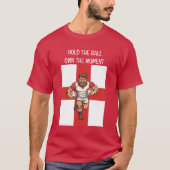 Unstoppable Charge Cartoon Rugby Power Run Tシャツ (正面)