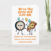 Unstoppable Duo: Pizza & 2:00 AM Anniversary カード (正面)