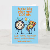 Unstoppable Duo: Pizza & 2:00 AM Anniversary カード (正面)