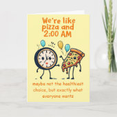 Unstoppable Duo: Pizza & 2:00 AM Anniversary カード (正面)