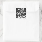 Unstoppable Hustle スクエアシール (バッグ)