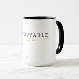 UNSTOPPABLE Minimal Motivation Quote T-Shirt マグカップ
