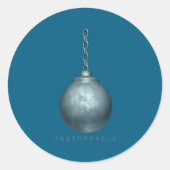 Unstoppable Motivation  ラウンドシール (正面)