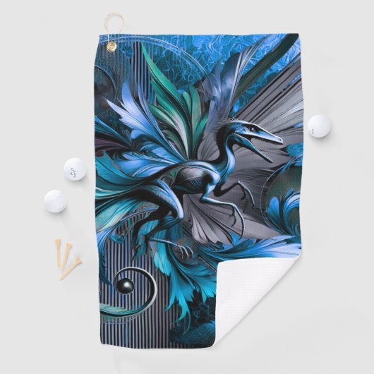 Unstoppable Raptor – Fuel Strength, Rule the Wild ゴルフタオル (インサイチュ)