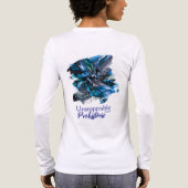 Unstoppable Raptor – Fuel Strength, Rule the Wild トライブレンドTシャツ (背面)