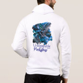 Unstoppable Raptor – Fuel Strength, Rule the Wild パーカ (裏面)