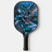 Unstoppable Raptor – Fuel Strength, Rule the Wild ピックルボールラケット (裏面)