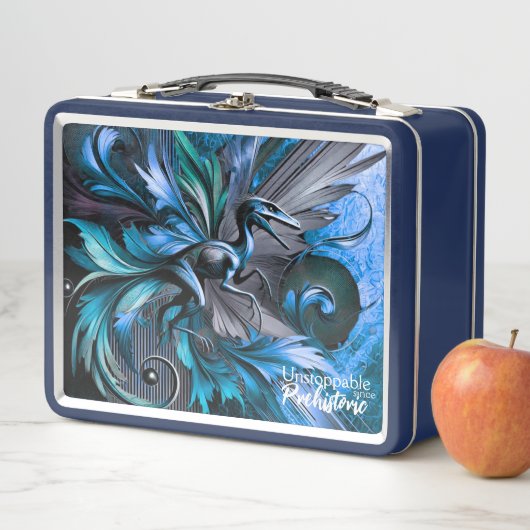 Unstoppable Raptor – Fuel Strength, Rule the Wild メタルランチボックス (インサイチュ)
