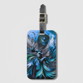 Unstoppable Raptor – Fuel Strength, Rule the Wild ラゲッジタグ (正面縦)