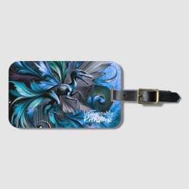 Unstoppable Raptor – Fuel Strength, Rule the Wild ラゲッジタグ