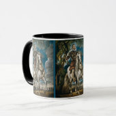Unstoppable Rubens Horse Mug – Custom Name マグカップ (正面左)