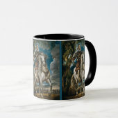 Unstoppable Rubens Horse Mug – Custom Name マグカップ (正面右)