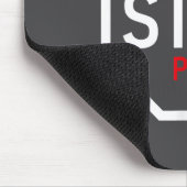 Unstoppable Stop Sign Motivation Strength Clever  マウスパッド (コーナー)