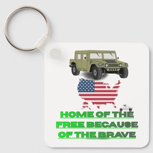 Unstoppable veterans キーホルダー (正面)