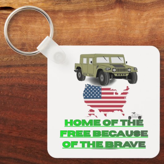 Unstoppable veterans キーホルダー (正面)