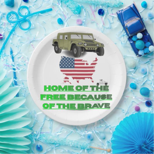 Unstoppable veterans ペーパープレート (パーティー)