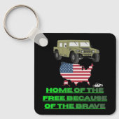 Unstoppable veterans black キーホルダー (正面)