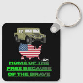 Unstoppable veterans black キーホルダー (裏面)