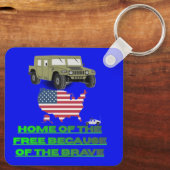 Unstoppable veterans blue キーホルダー (裏面)