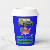 Unstoppable veterans blue 紙コップ (裏面)