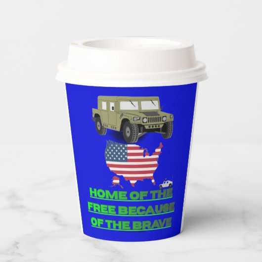 Unstoppable veterans blue 紙コップ (裏面)