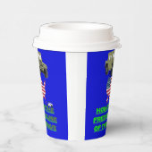 Unstoppable veterans blue 紙コップ (右)