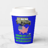 Unstoppable veterans blue 紙コップ (正面)