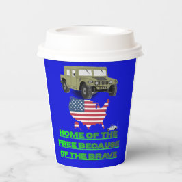 Unstoppable veterans blue 紙コップ