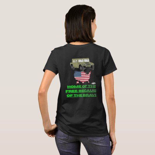 Unstoppable veterans tシャツ (裏面フル)
