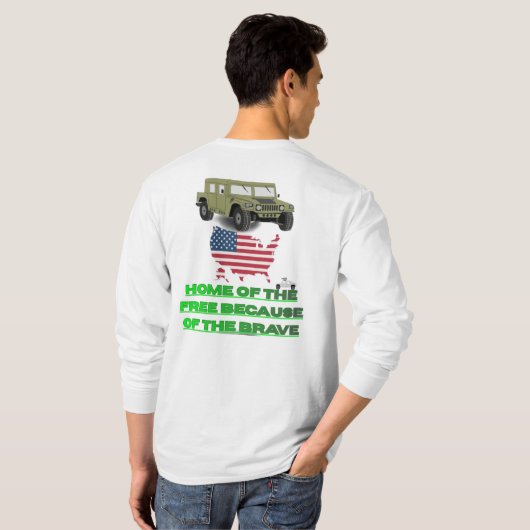 Unstoppable veterans tシャツ (裏面フル)