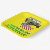 Unstoppable veterans yellow ペーパープレート (傾斜あり)