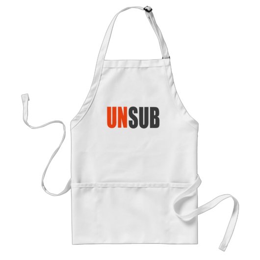Unsubの未知数の主題 スタンダードエプロン (正面)