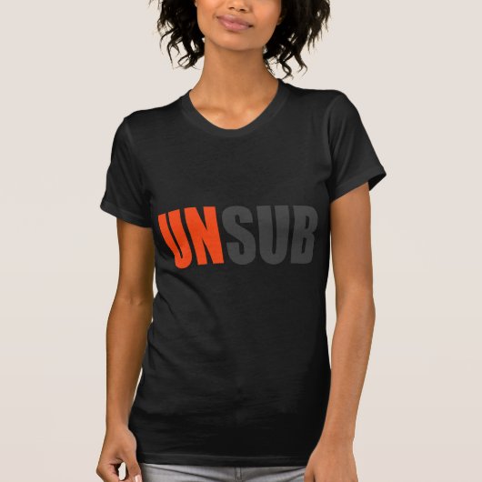 Unsubの未知数の主題 Tシャツ (正面)