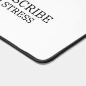 Unsubscribe From Stress Extra Large Typographic  デスクマット (コーナー)