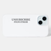 Unsubscribe From Stress Impact Resistant  Case-Mate iPhoneケース (裏面 (横))