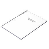 Unsubscribe From Stress Minimalist Typography  ノートブック (左側)