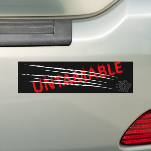 Untamable 2 バンパーステッカー (車上)