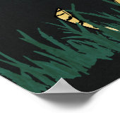 Untamed Cheetah 14"x 11"アートプリント ポスター (角)