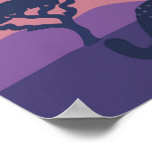 Untamed Cheetah Luckier 14"x 11"アートプリント ポスター (角)