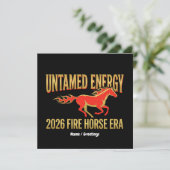 Untamed Energy 2026 Fire Horse Era Lunar New Year  招待状 (スタンド正面)