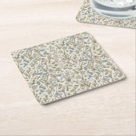 Untamed Petals スクエアペーパーコースター