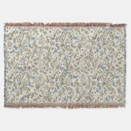 Untamed Petals スローブランケット