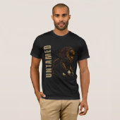 Untamed Roaring Lion  Tシャツ (正面フル)