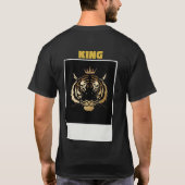 Untamed Tiger T-Shirt – Bold Wild Streetwear Graph Tシャツ (裏面)