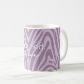Untamed Zebra Print Coffee Mug コーヒーマグカップ (正面右)