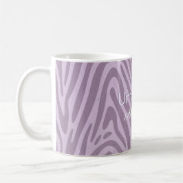 Untamed Zebra Print Coffee Mug コーヒーマグカップ