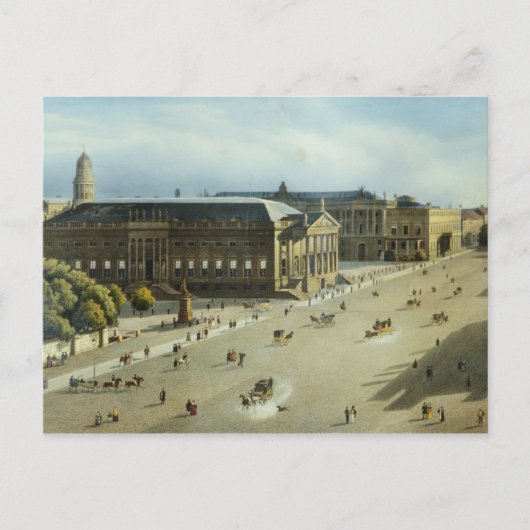 Unter den Linden from the Armory, c.1855 ポストカード (正面)