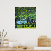 Unterach at the Altersee by Gustav Klimt ポスター (キッチン)