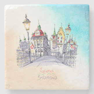 Untersetzer - Switzerland Lucerne ストーンコースター