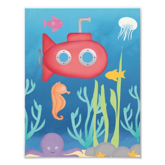 Unterwasserwelt フォトプリント (正面)